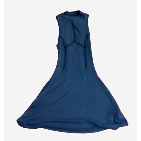 Urban Outfitters NWT Ribbed Fit and Flare Dress high neck peakaboo back - Picture 1 of 13